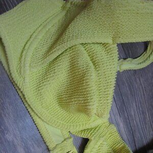 NWT Good American Women's Bikini Bathing Suit Top